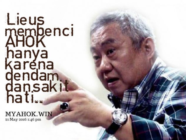 Lieus Sungkarisma Bermain Politik Untuk Balas Dendam