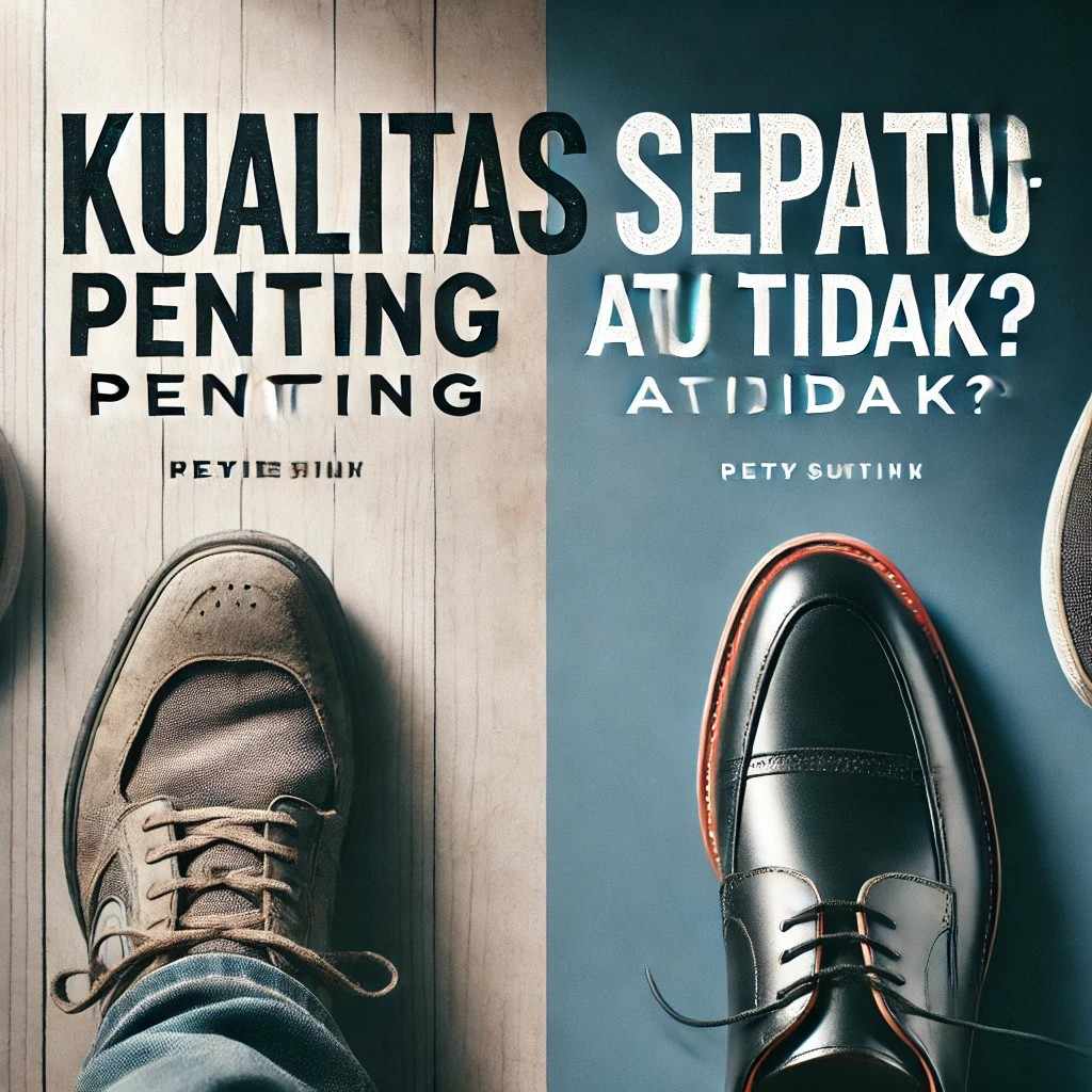 sapatu mahal vs sepatu murah