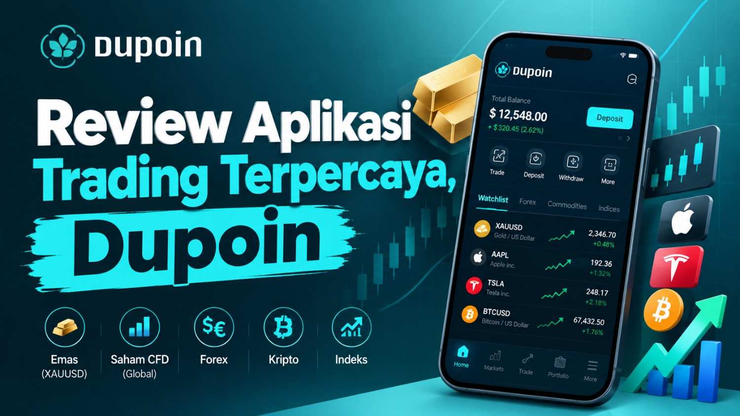 Review Aplikasi Trading Terpercaya Dupoin